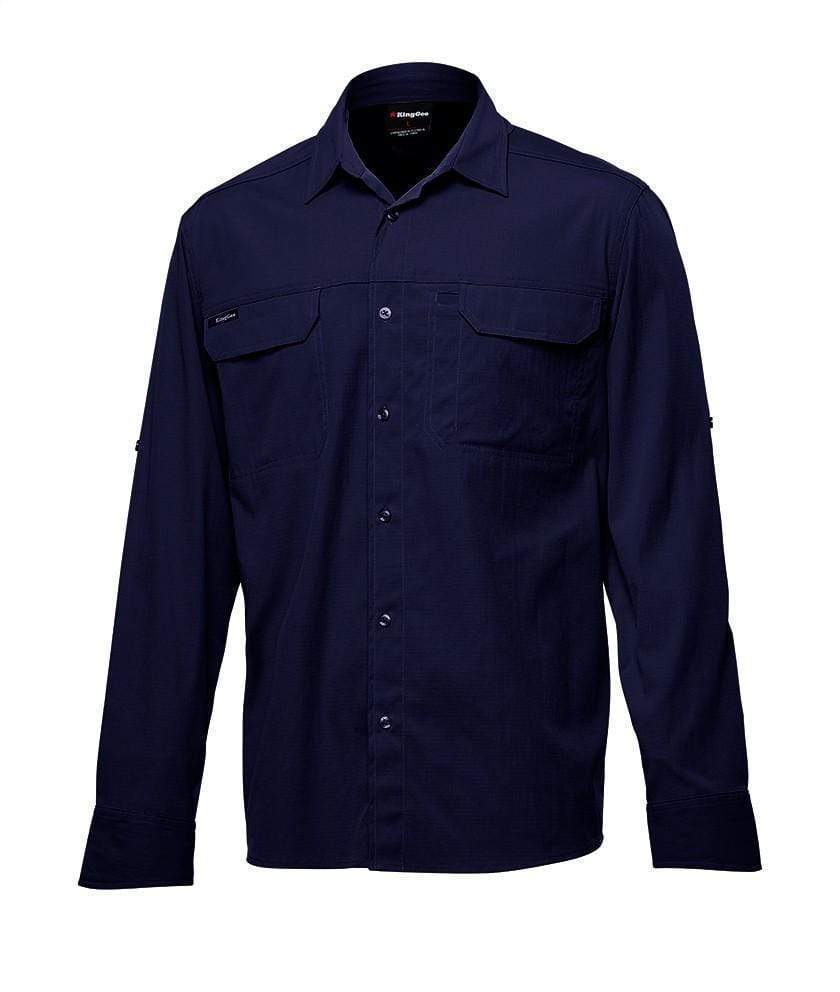 KingGee Work Wear Navy / S KingGee Drycool Shirt L/S (NEW) K14023